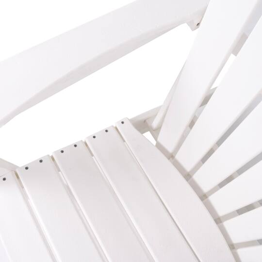 White Traditional Adirondack Chair